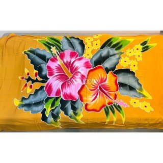 Rayon Sarong Lava Lava Hand Painted Originally by Balinese Artisans